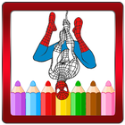 Super Heroes Coloring book ícone