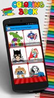 Super Heroes Coloring book imagem de tela 3