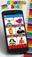Super Heroes Coloring book imagem de tela 1