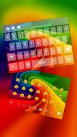 keyboard rainbow theme Affiche