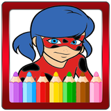 Coloring Pages for Ladybug icône