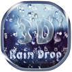 Clavier de chute de pluie 3D
