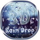 3D Falling Raindrop Keyboard icono