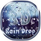 Клавиатура 3D Falling Raindrop иконка