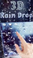 3D Falling Raindrop Keyboard captura de pantalla 1