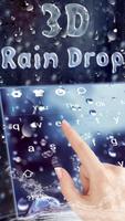 Клавиатура 3D Falling Raindrop скриншот 1