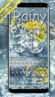 Rainy Afternoon 3D Theme Keyboard ポスター