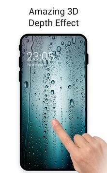Rainy Blue Water Drop Glass Live 3d Wallpaper For Android Apk
