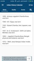 Indian History Calendar capture d'écran 2