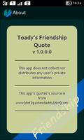 Todays Friendship Quote تصوير الشاشة 1