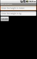 BMI Calculator تصوير الشاشة 1