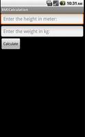 BMI Calculator स्क्रीनशॉट 2