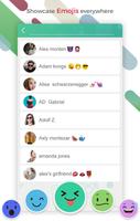 Emoji Contact Maker - Decorate Contact Name Emoji capture d'écran 1