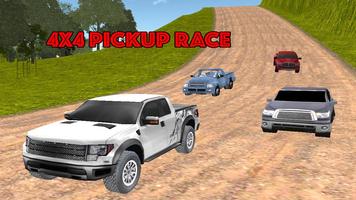 Poster 4x4 Pickup Race