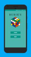 Rubik's cube solver Plakat