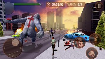 Real Gorilla Vs City Battle capture d'écran 1