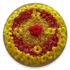 Rangoli With Flowers أيقونة