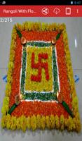 Rangoli With Flowers تصوير الشاشة 1