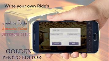 Golden Photo Editor capture d'écran 2