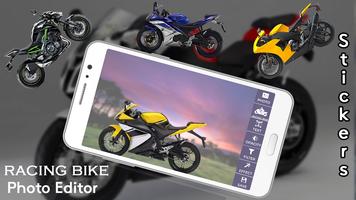 Racing Bike Photo Editor اسکرین شاٹ 1