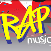 Rap Music Maker. Rapmuziek van de stroom. Rap op d-icoon