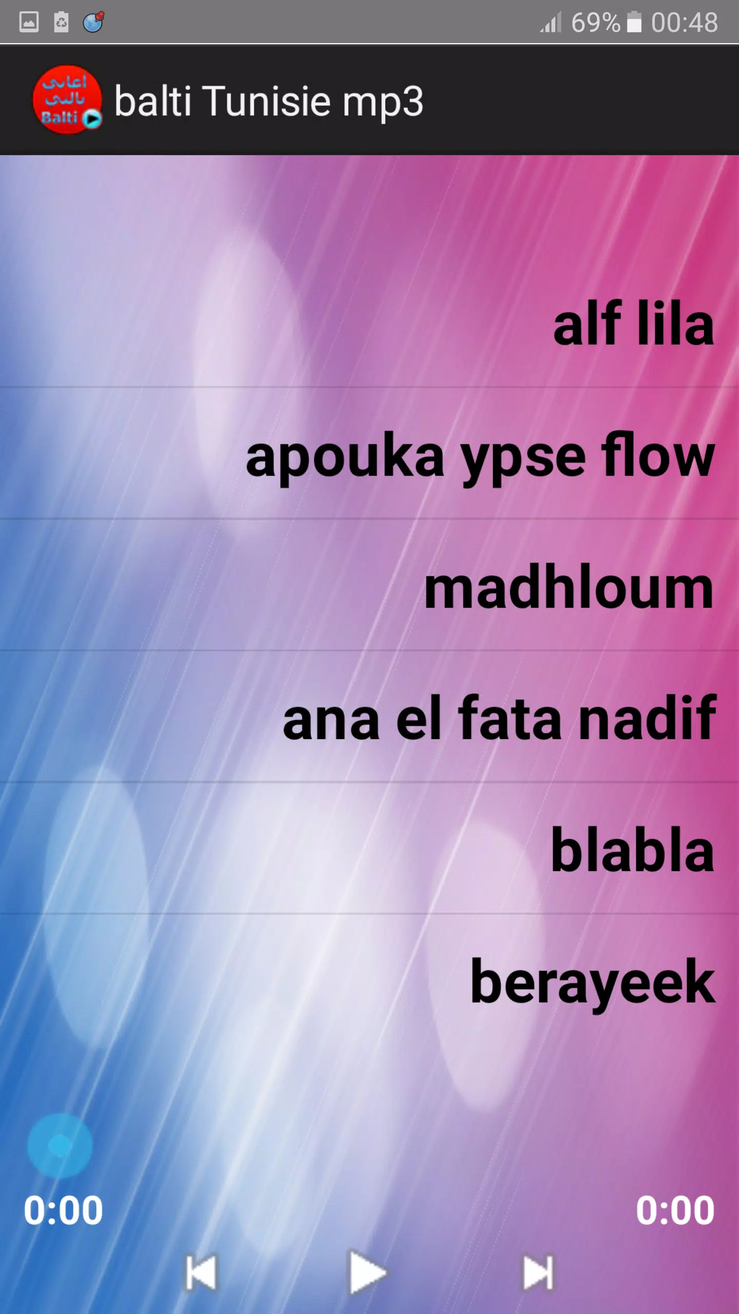 balti Tunisie mp3 APK pour Android Télécharger