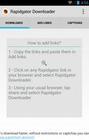 Downloader for Rapidgator 截圖 3