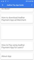 Aadhar Pay App Guide capture d'écran 2