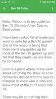 Guide For Ben 10 Xenodrome Ekran Görüntüsü 1
