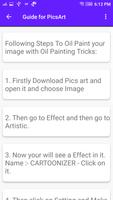 Guide For PicsArt تصوير الشاشة 1