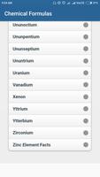 Chemical Formulas capture d'écran 2