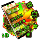 3D Rasta Weed-thema-APK
