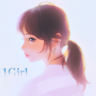 1Girl HD Anime Wallpapers ikon