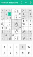 Sudoku - fast sudoku game screenshot 1