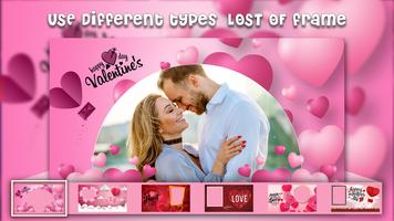 برنامه‌نما Valentine's Day Special Photos - Frame Editor عکس از صفحه