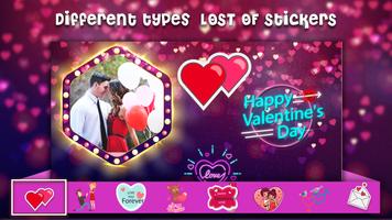 برنامه‌نما Valentine's Day Special Photos - Frame Editor عکس از صفحه