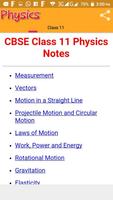 Class 11 Physics Notes โปสเตอร์