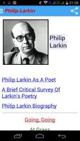 Philip Larkin poster