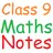 Class 9 Maths Notes APK