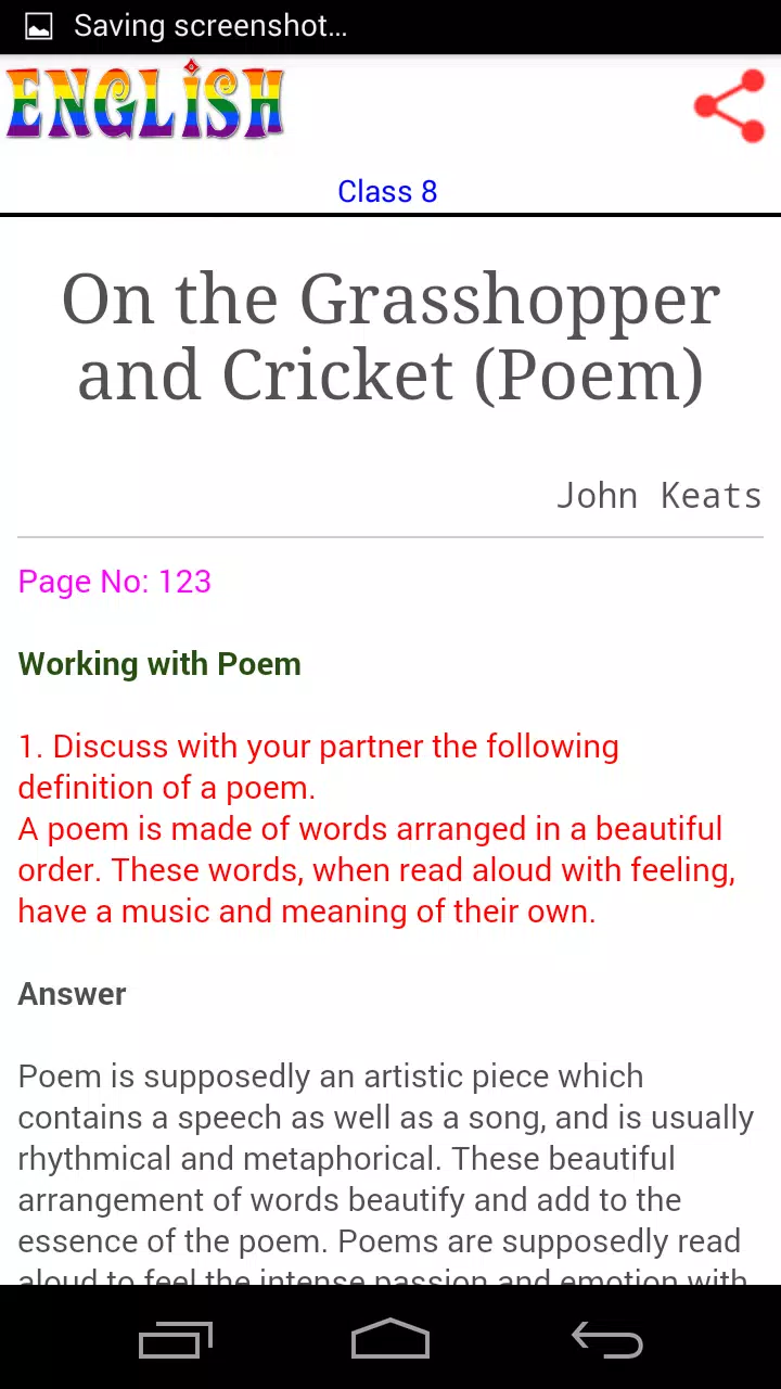 Class 8 English Solutions APK for Android Download