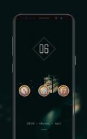 Vintage Retro Orange Metal Badge Icon Pack Ekran Görüntüsü 1