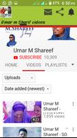 Real Umar m Sharif videos proplus capture d'écran 1
