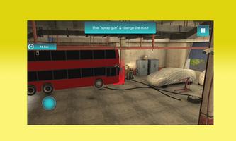 Real Bus Mechanic Workshop 3D poster