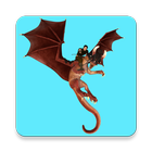 Flying Dragon , dinosaur Photo Background Changer icône
