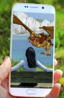 Flying Dragon , dinosaur Photo Background Changer Affiche