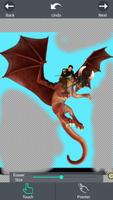 Flying Dragon , dinosaur Photo Background Changer capture d'écran 3