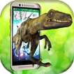 Real Dinosaur on screen – Dinosaurs in phone Joke
