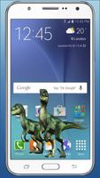 الديناصور غاضب يمشي على شاشة هاتفك - اخدع اصدقائك تصوير الشاشة 2