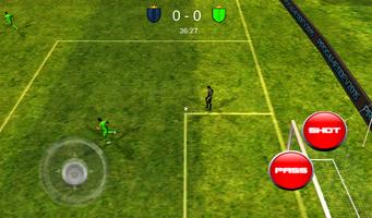 futebol em 3D jogo real imagem de tela 2