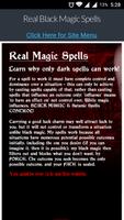 Real Black Magic Spells capture d'écran 1